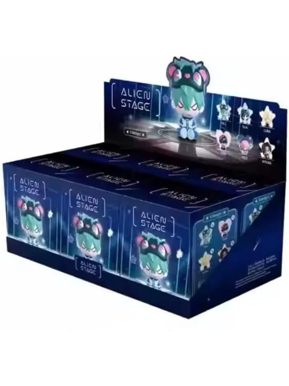 Full Set Anime Alien Stage Figures - Collectible Blind Box Toys for Fans